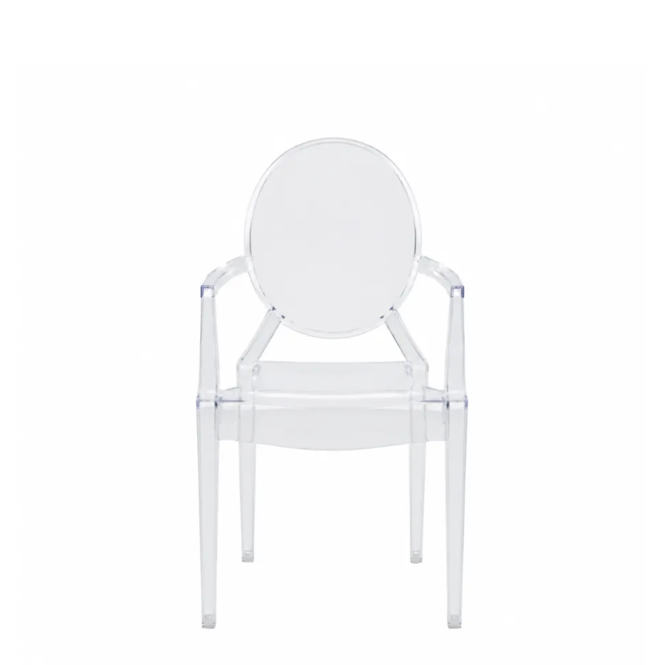 Ghost Chair Polycarbonate with Arms for Kids - Clear