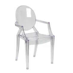Ghost Chair W/ Arms in Transparent Crystal