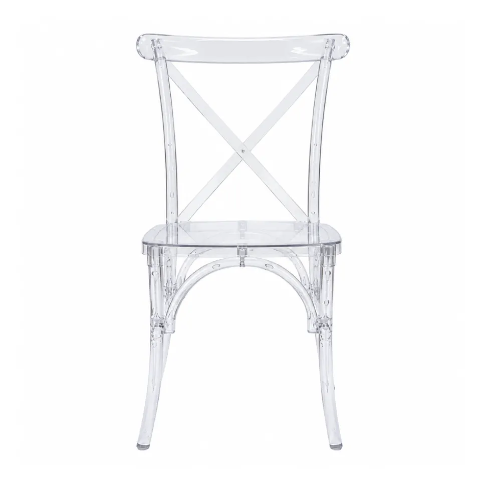 Ghost Crossback Chair - Clear
