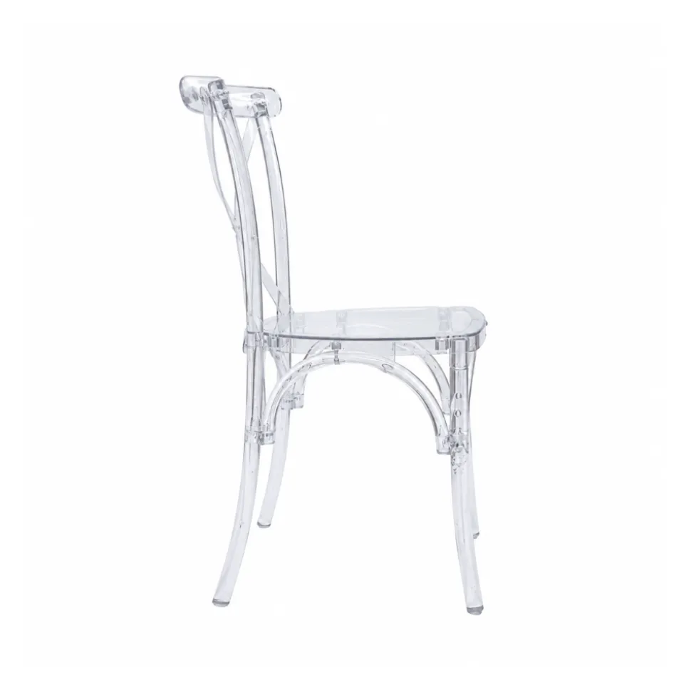 Ghost Crossback Chair - Clear