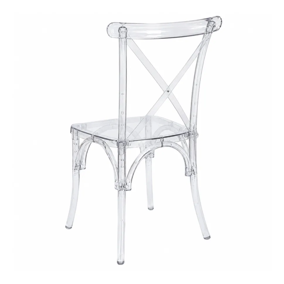 Ghost Crossback Chair - Clear
