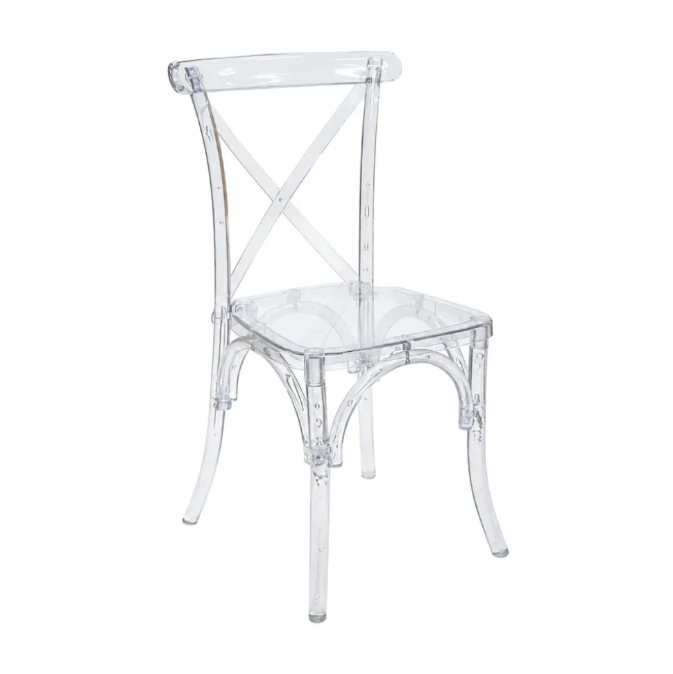 Ghost Crossback Chair - Clear