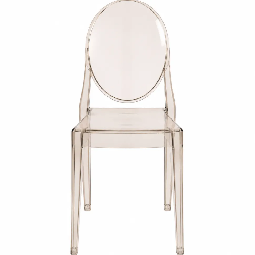 Ghost Dining Polycarbonate Chair - Amber
