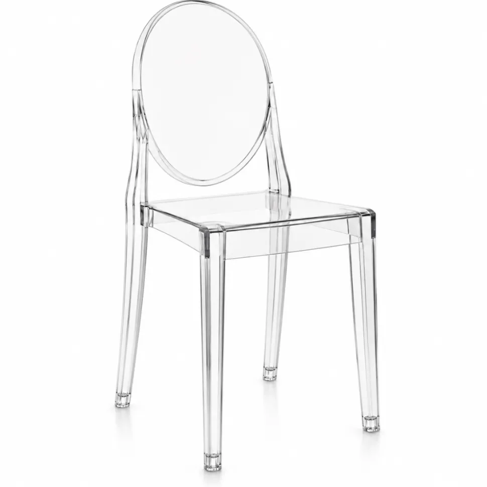 Ghost Dining Polycarbonate Chair - Clear