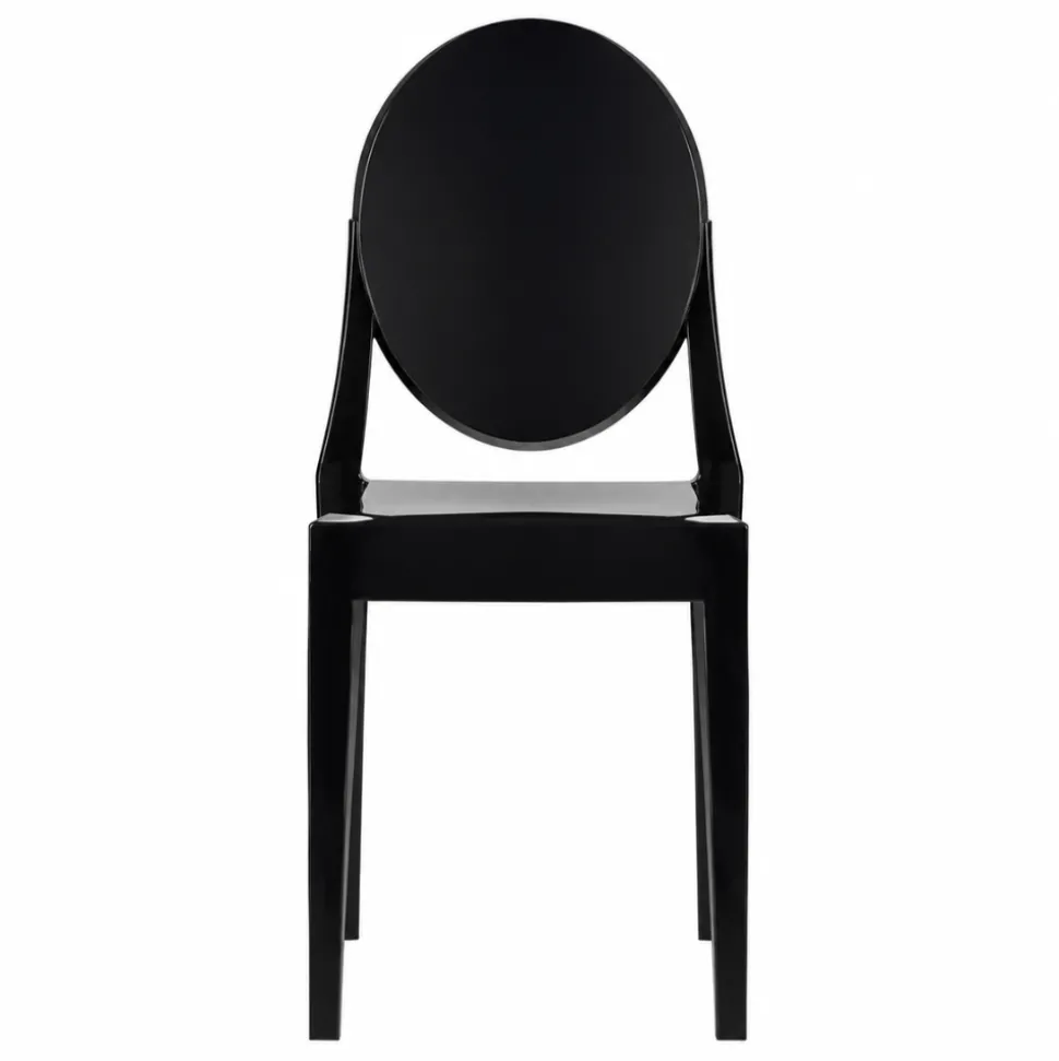 Ghost Dining Polycarbonate Chair - Black