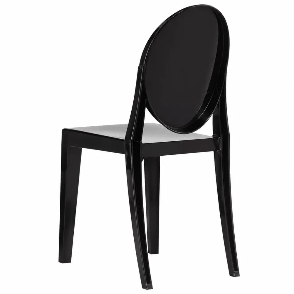 Ghost Dining Polycarbonate Chair - Black