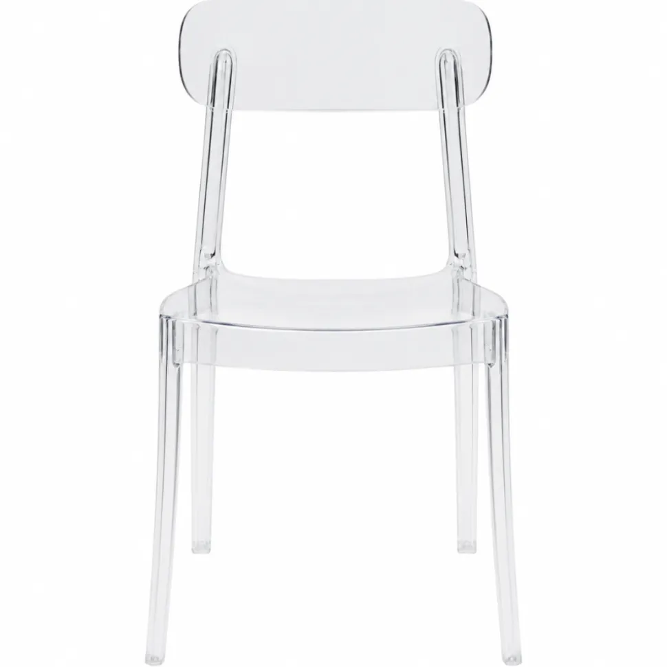 Ghost Polycarbonate Grace Chair - Clear