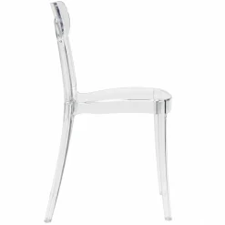Ghost Polycarbonate Grace Chair - Clear