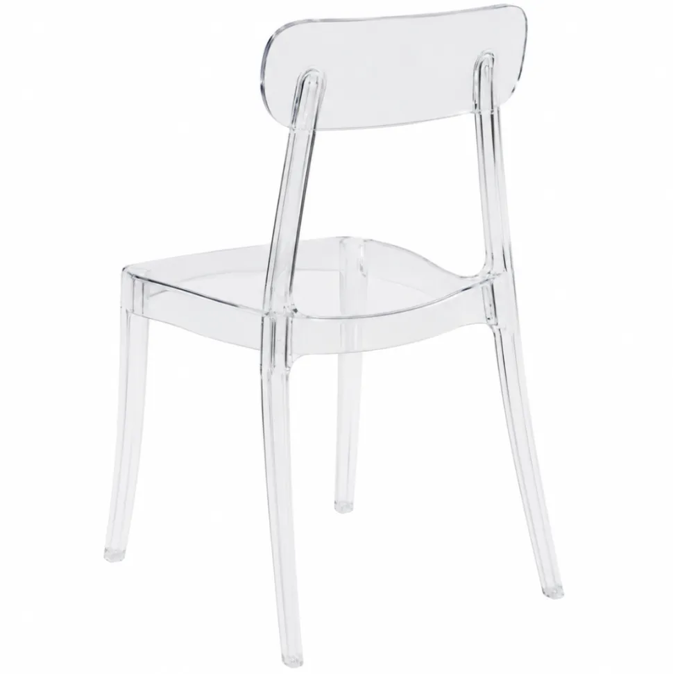 Ghost Polycarbonate Grace Chair - Clear