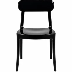 Ghost Polycarbonate Grace Chair - Black