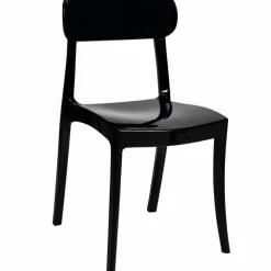Ghost Polycarbonate Grace Chair - Black