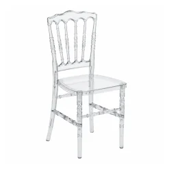 Ghost Polycarbonate Napoleon Dining Chair - Clear