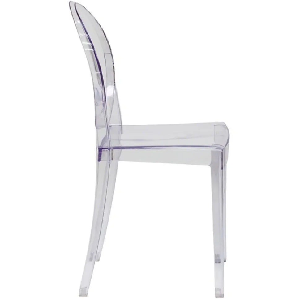Ghost Side Chair in Transparent Crystal