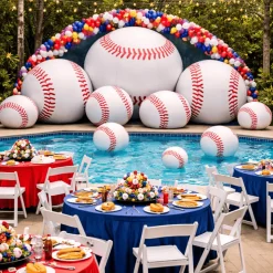 Giant Inflatable Baseball Sphere – Commercial Event Display Decor – Commercial Installation Sizes