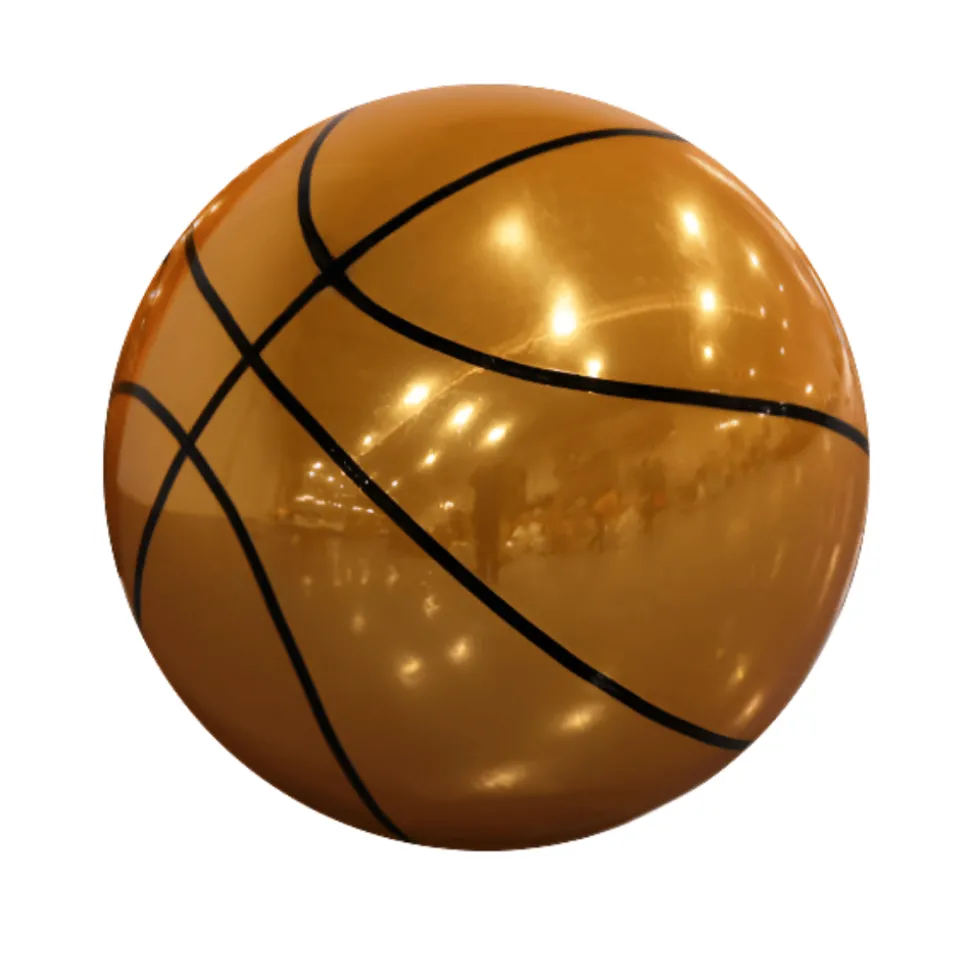 Giant Inflatable Mirror Basketball – Maxorb™ Reflective Sports Event Decor – Commercial Installation Sizes