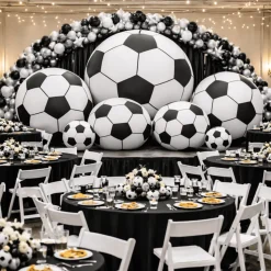 Giant Inflatable Soccer Ball – Commercial Event Display Decor – Commercial Installation Sizes