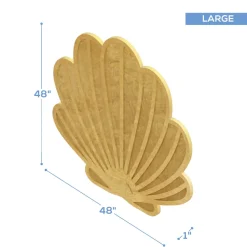 Giant Wood Sea Shell Panel - Size Options