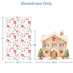 Gingerbread Lane Foam Core Backdrop Kit by PopScene™