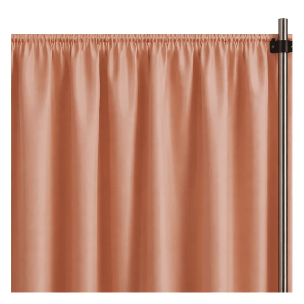 Ginger La Petite France Curtain Panel w/ 4" Rod Pocket - 118" Wide - Many Size Options