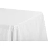 Glitz Sequin 90"x132" Rectangular Tablecloth - White