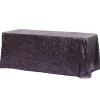 Glitz Sequin 90"x132" Rectangular Tablecloth - Eggplant/Plum