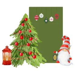 Gnome For The Holiday Foam Core Backdrop Kit by PopScene™