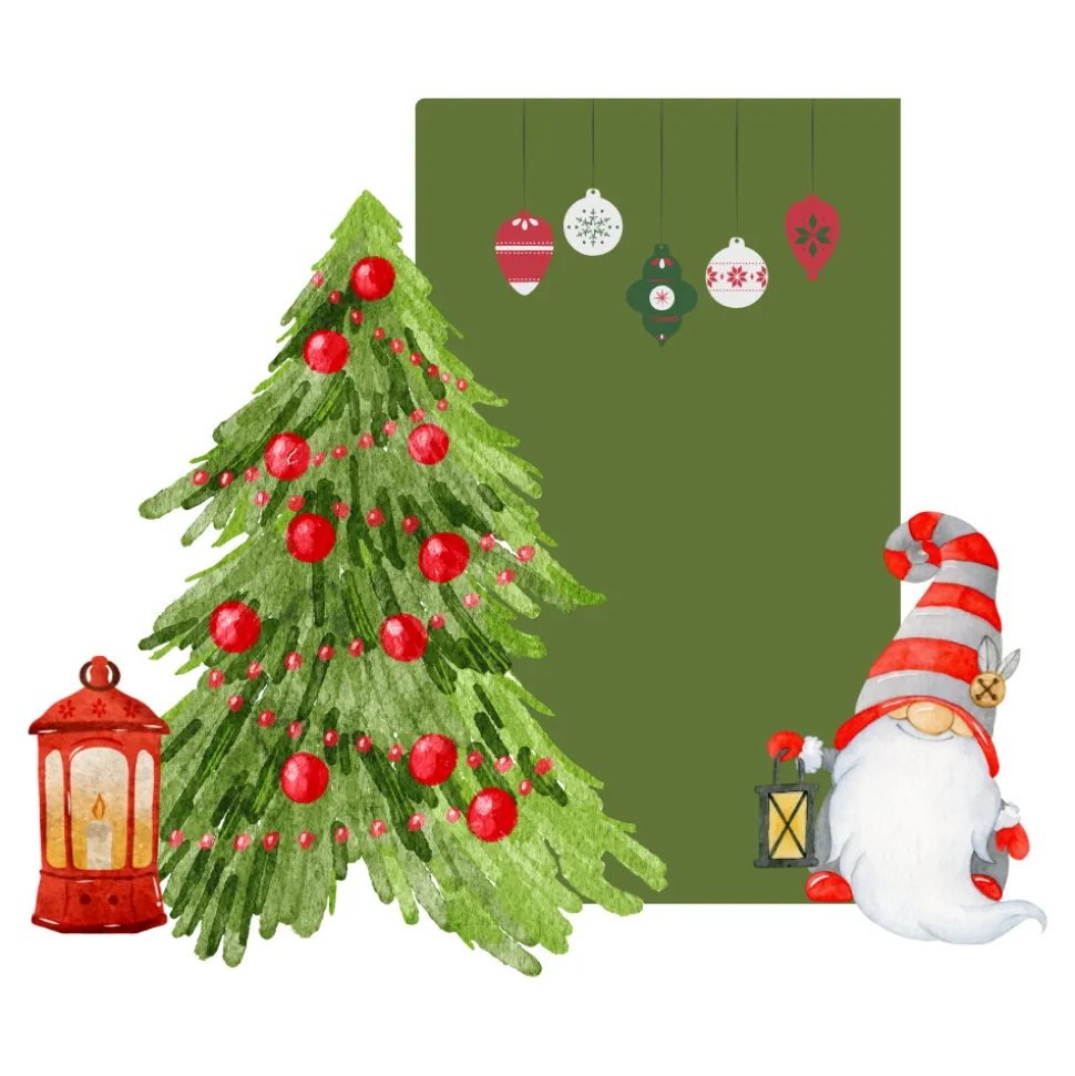 Gnome For The Holiday Foam Core Backdrop Kit by PopScene™