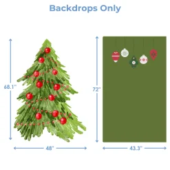 Gnome For The Holiday Foam Core Backdrop Kit by PopScene™
