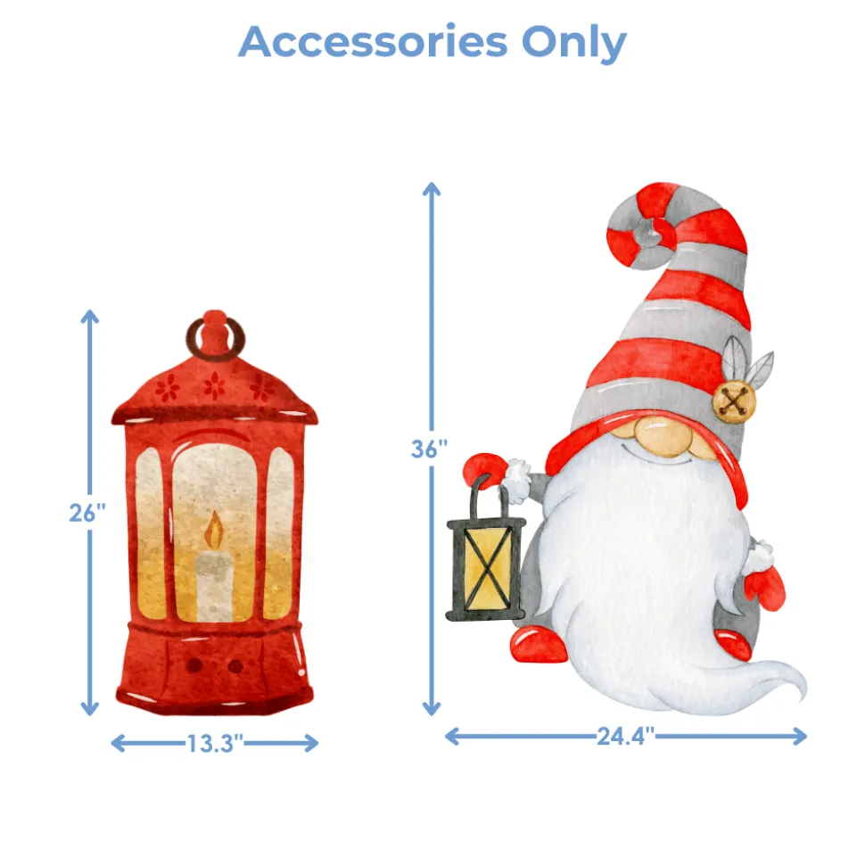 Gnome For The Holiday Foam Core Backdrop Kit by PopScene™