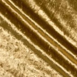 Gold - Crushed Velvet Designer Drape by Eastern Mills - Choose your Length - 57