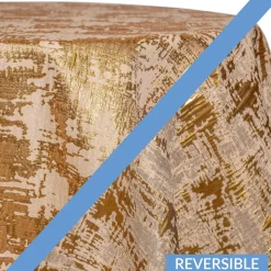 Gold - Fusion Designer Tablecloths by Eastern Mills - Many Size Options