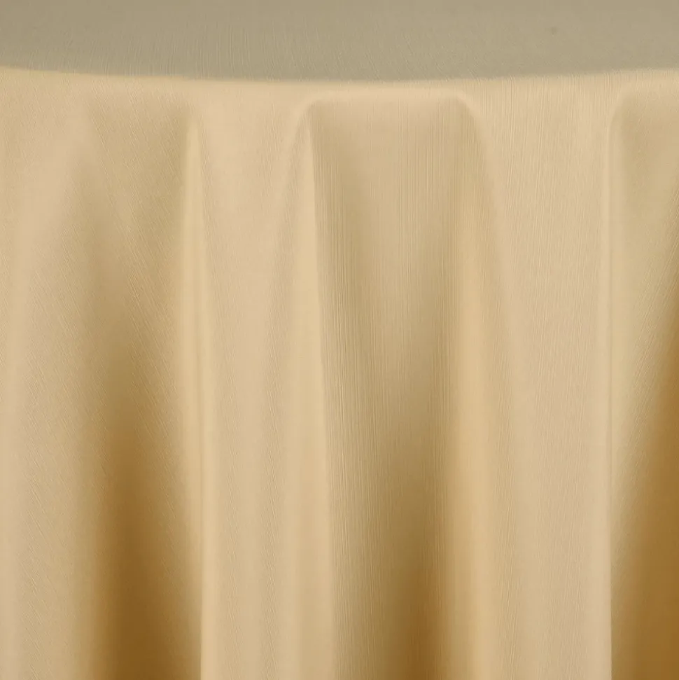 Gold La Petite France Jacquard Tablecloth - Multiple Size Options