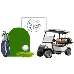 Golf Adventure Foam Core Backdrop Kit by PopScene™