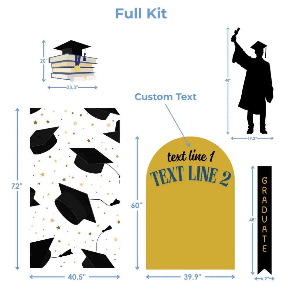 Grad Dreams Foam Core Backdrop Kit by PopScene™