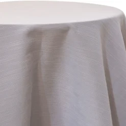 Gray - Royal Slub Designer Tablecloth - Many Size Options