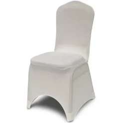 210 GSM Better Quality/Best Value Spandex (Lycra) Banquet & Wedding Chair Cover By Eastern Mills - Ivory