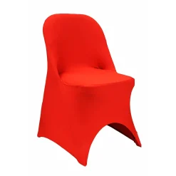 200 GSM Grade A Quality Folding Chair Cover By Eastern Mills - Spandex/Lycra - Red
