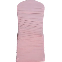200 GSM Grade A Quality Ruched Chair Cover By Eastern Mills - Spandex/Lycra - Blush
