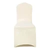 200 GSM Grade A Quality Spandex (Lycra) Banquet & Wedding Chair Cover By Eastern Mills in Ivory Color