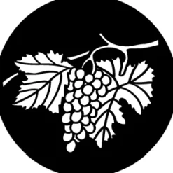 Hanging Grapes - Stock Gobo for Gobo Light Projectors - Choose your size!