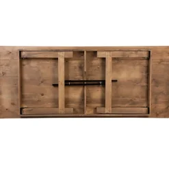 HERCULES Antique Rustic, Solid Pine Folding Farm Table - 9'x40"