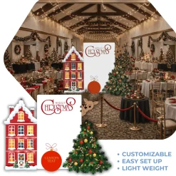 Holiday Town Foam Core Backdrop Kit by PopScene™