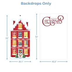 Holiday Town Foam Core Backdrop Kit by PopScene™