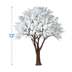 HUGE 13ft Fake White Hydrangea Tree - 60 Interchangeable Branches! | ModTree™ Collection