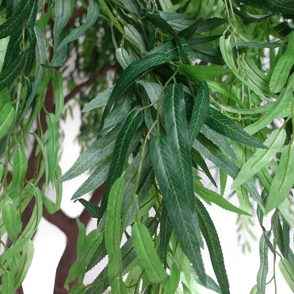 HUGE LUXE 13ft Fake Green Willow Tree - 150 Interchangeable Branches! | ModTree™ Collection