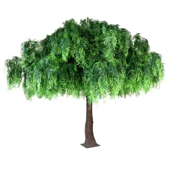 HUGE LUXE 13ft Fake Green Willow Tree - 150 Interchangeable Branches! | ModTree™ Collection