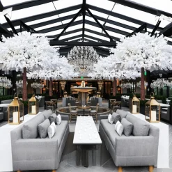 HUGE LUXE 13ft Fake White Hydrangea Bloom Tree - 150 Interchangeable Branches! | ModTree™ Collection