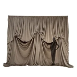 10'H x 12'W Lavish Velvet Dramatic Drape Pre Sewn Backdrop Kit - Select your Color