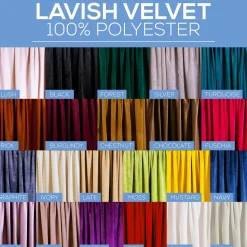 12'H x 12'W Lavish Velvet Dramatic Drape Pre Sewn Backdrop Kit - Select your Color