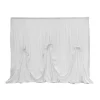 10'H x 12'W Spandex Dramatic Drape Pre Sewn Backdrop Kit - Select your Color